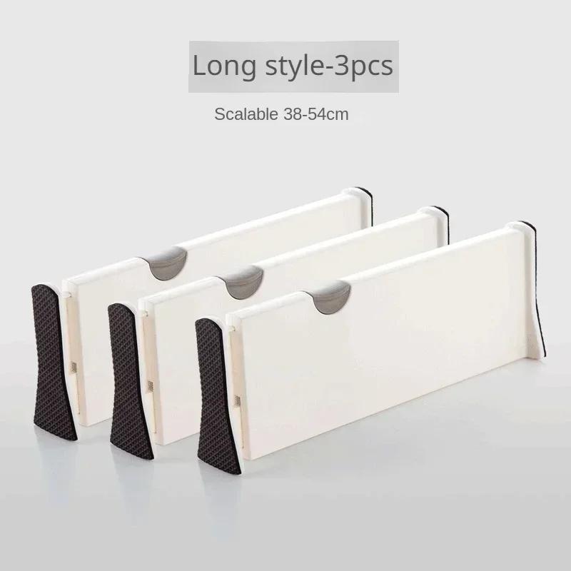 4 Pack Drawer Dividers Organizer Adjustable Storage Retractable Drawer Partition Holder Household Clapboard Kitchen Organizer