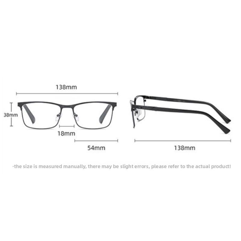 New Fashionable Night Vision Yellow Polarized Glasses Metal Square-Frame Business Eyewear Men'S Classic Driving Shades