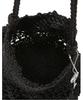 Athe Vanessabruno Black Metal Knitting Shoulder Bag M Aaba6E811Bk