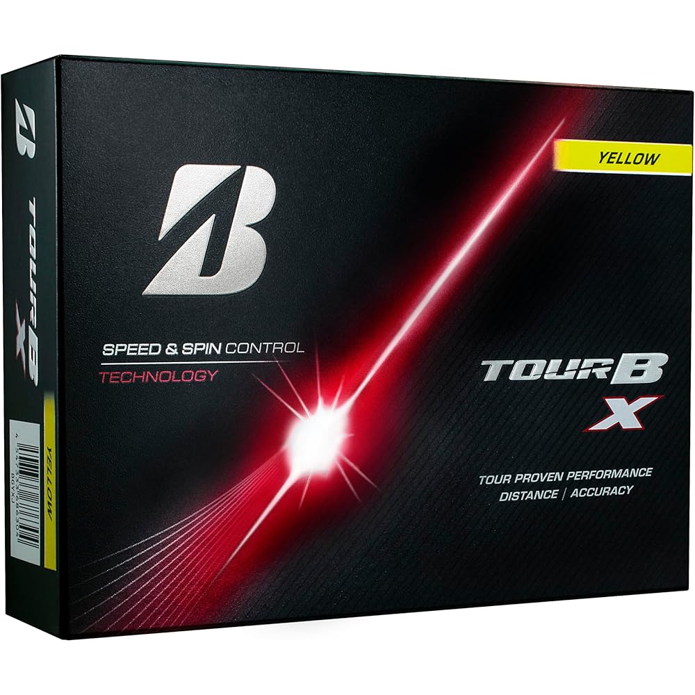 Bridgestone TOUR B X Golf Balls 12 Pack Yellow 2026 Model