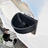 Imbuto per ingresso acqua camper, design a secchio con bocca larga da 3,54 pollici per un facile riempimento dell'acqua, meccanismo di blocco girevole a mani libere, materiale PLA resistente, accessori per camper