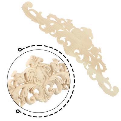 Dřevěná dekorační nálepka onlay nábytek bytová dekorace lišty nenatřené