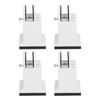 4pcs Adjustable Furniture Risers with Screw Clamp Rubber Bed Couch Risers for Heavy Duty Furniture