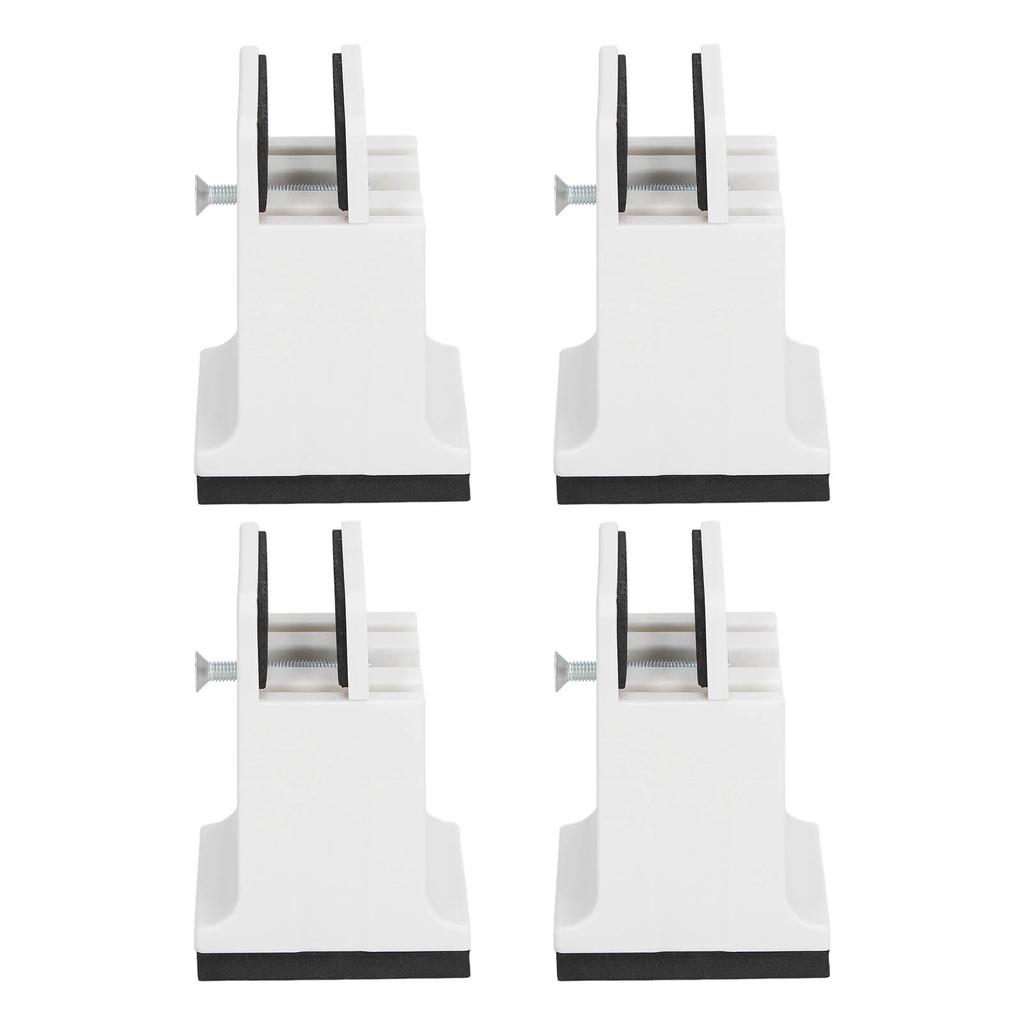 4pcs Adjustable Furniture Risers with Screw Clamp Rubber Bed Couch Risers for Heavy Duty Furniture