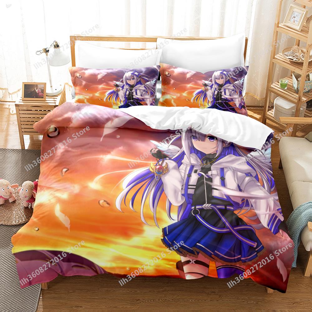 Kawaii Kiryuu Coco Bedding Set Single Twin Full Queen King Size Bed Set Adult Kid Bedroom Duvetcover Sets 3D Anime Bed Sheet Set