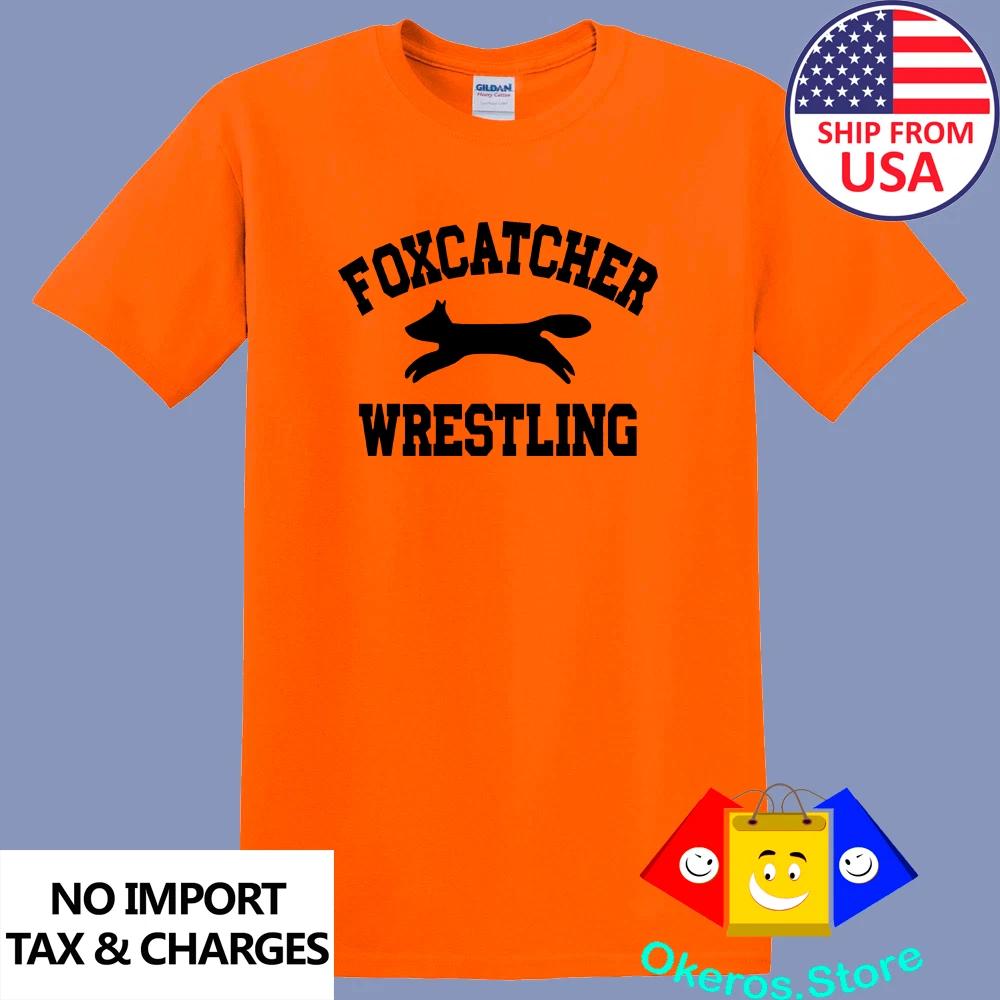 Foxcatcher Wrestling Men s Orange Size S to 3XL L