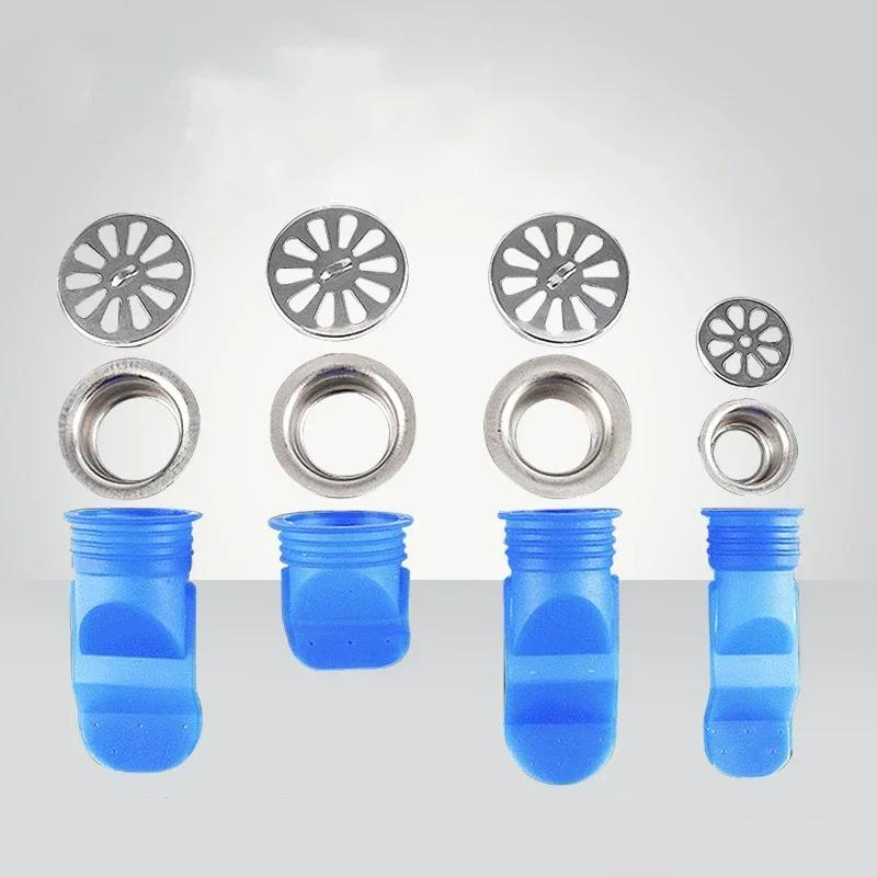 Silicone Core Insect Control Backflow Preventer Floor Drain Seal Drain Deodorant One Way Valve for Bathroom Pipes Tube In Toilet