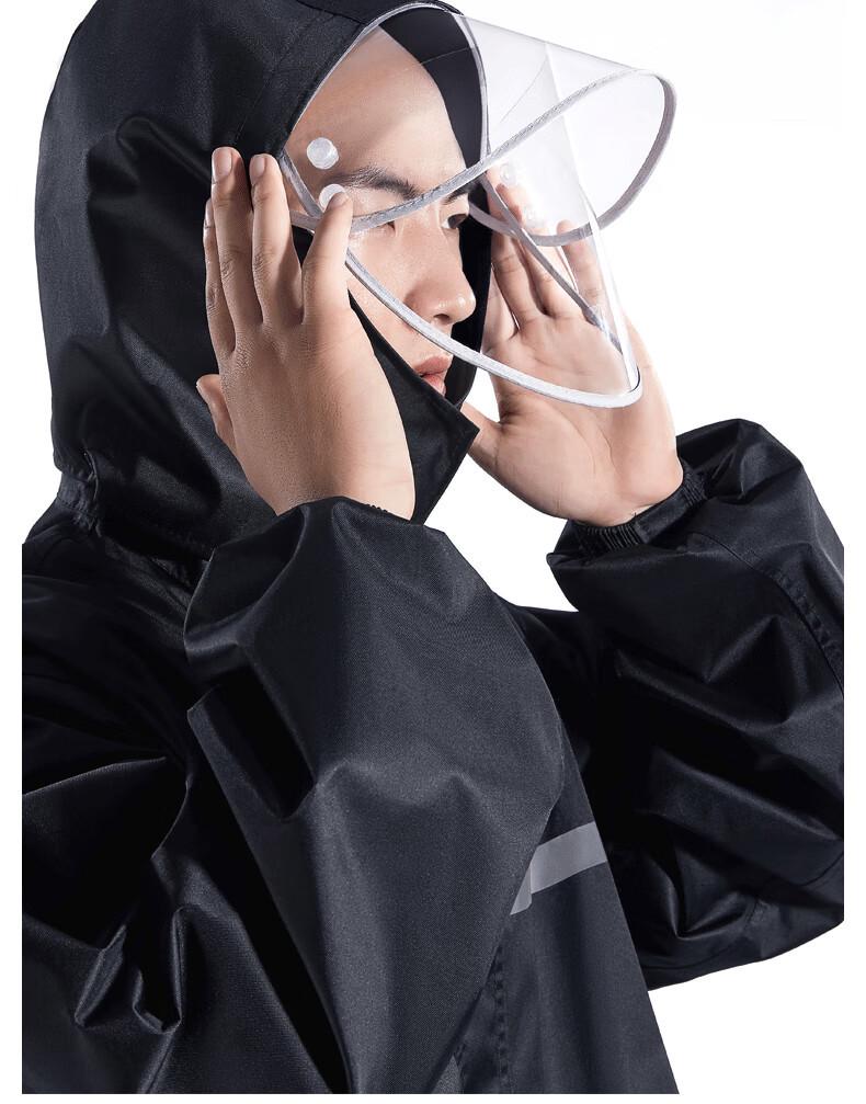 Full Body Stormproof Raincoat & Pants Set for Outdoor Cycling, Men's & Women's Split-Style Fishing Suit & Poncho