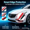 PVC Car Bumper Anti‑Scratch Strips Universal Door Edge Guard Anti‑Collision Protector Trim Auto Exterior Accessories