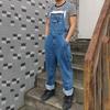 Herre Plus Size Blå Jeans Overall Jumpsuit Arbejdstøj Hot Denim Overall Stor Størrelse Fås 30 32 34 36 38 40 42 44 46 48 50