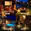 Hummingbird Solar Lantern IP65 Waterproof Metal Solar Light Dual Lighting Mode Step Wall Fence Lights Outdoor Garden Decoration