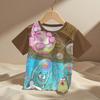Cute Cartoon Spongebobs Baby Clothing Outdoor Clothes Boy Girl Child  Women's Tshirts Children Adult Parent Child T Shirts