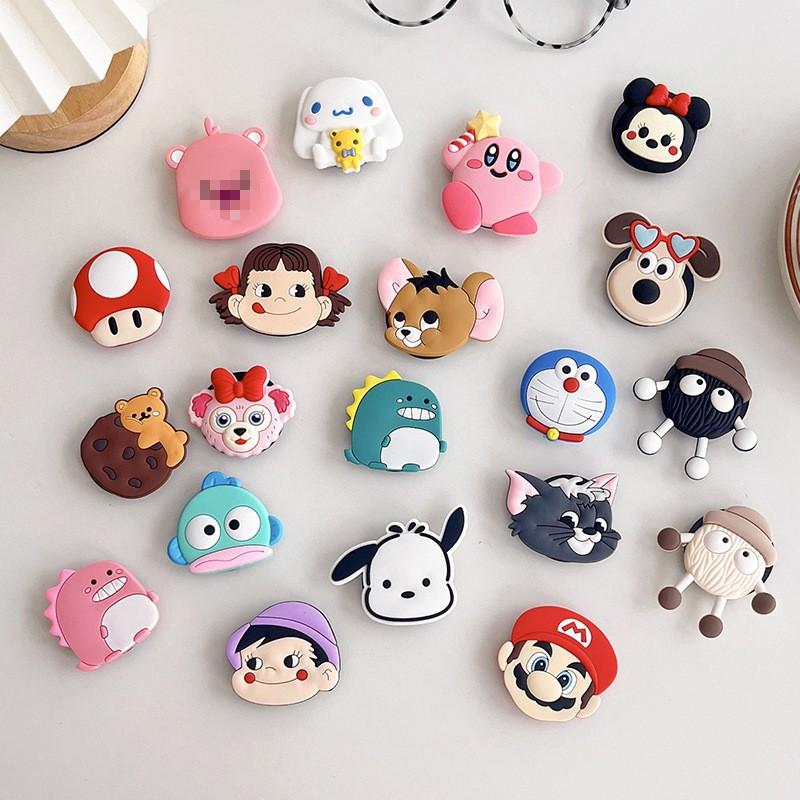 Cartoon Phone Airbag Holder Korean Ins Dinosaur Mouse Girl Retractable Adhesive Desktop Portable