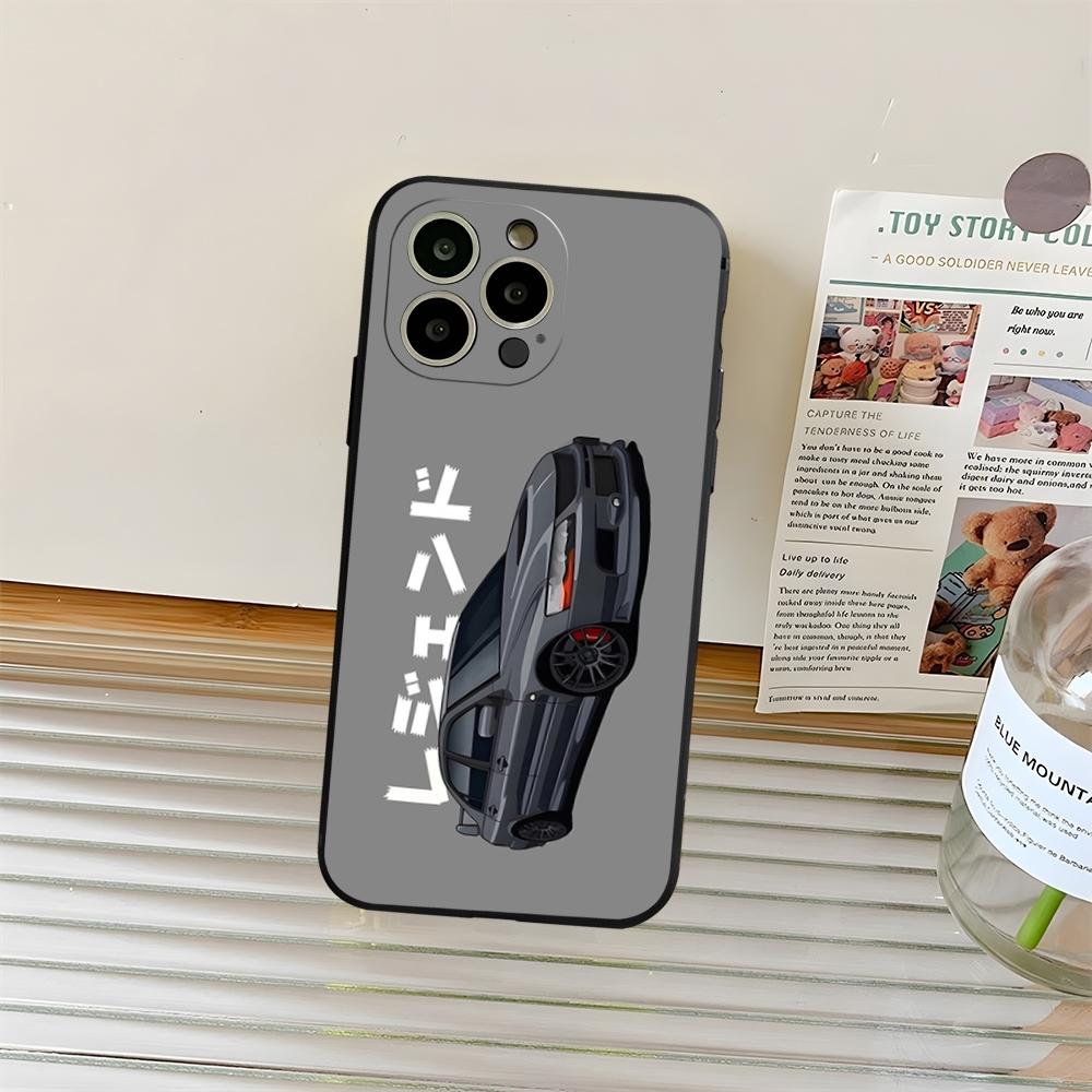 JDM Tokyo Drift Sports Car Phone Case Fundas For Iphone 13 17 11 15ProMax 14 12 16 Pro Xs Max Mini Xr X Plus Coque iPhone 15 Plus