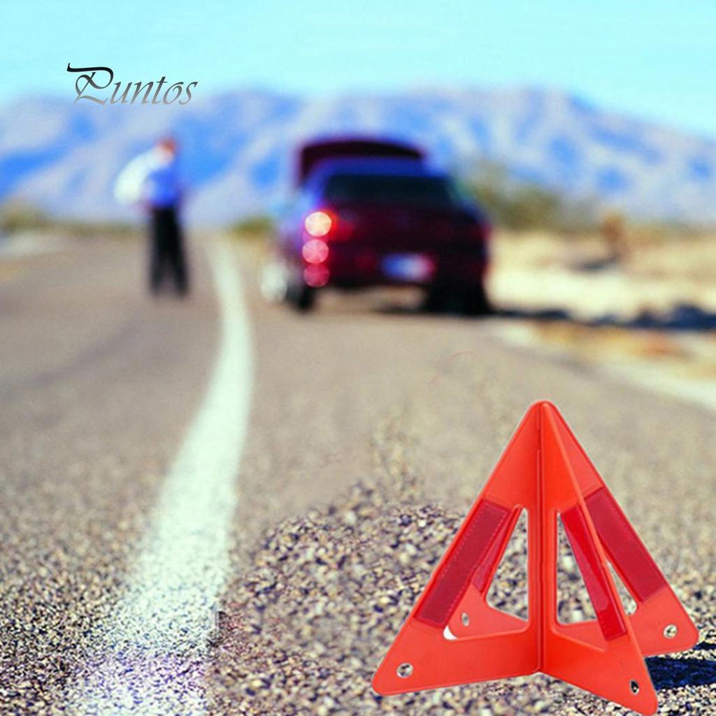 Car Vehicle Triangle Safety Reflective Foldable Emergency Warning Stop Sign