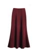 French Elegant Satin Wrap Skirt With Zipper For Womens Office And Formal Wear