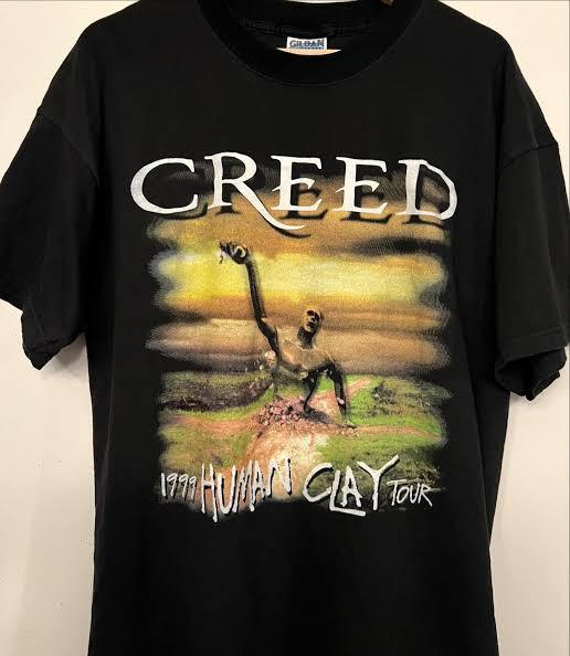 Винтажная футболка Creed Band Human Clay Унисекс Концертная S - 5XL AR315 Унисекс Футболка M