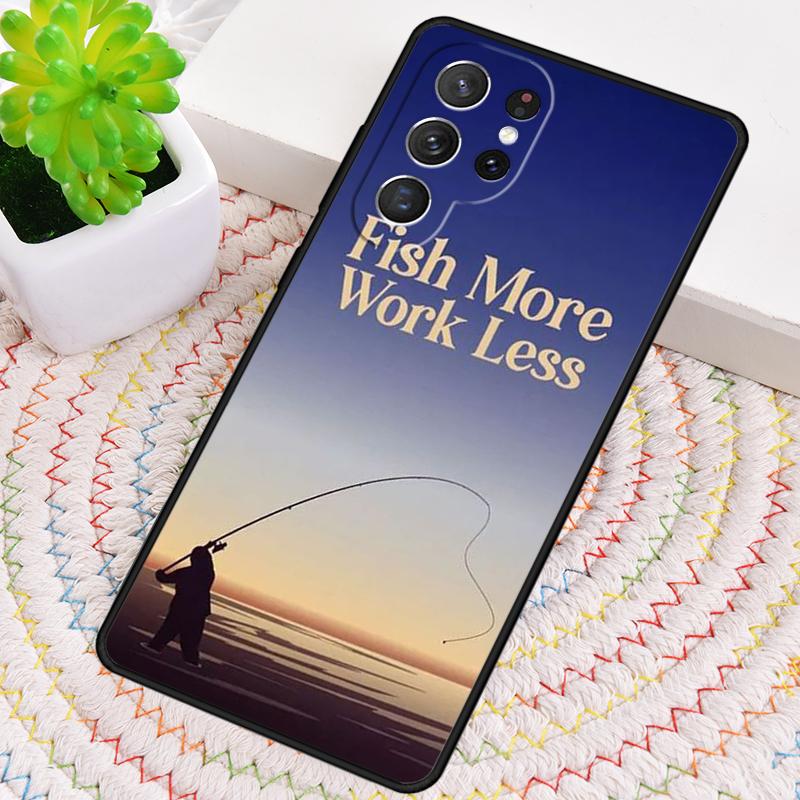Fishing Quotes Angling Phone Case for Samsung Galaxy Note 10 Pro S26 Ultra S23 S24 FE S25 S21 S22 PLUS Shockproof Cove