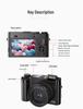 Entry-Level DC218 Student Mirrorless DSLR with 64MP HD Digital Camera
