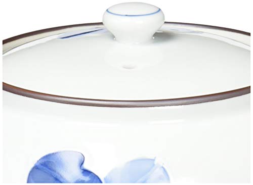 Hasami ware earthenware teapot, Manryo pattern, size 4, 73471