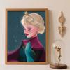 Diamond Art Painting Kit Elsa Diamond Mosaic Pictures, Wall Art Crafts, Home Decor