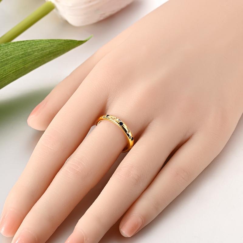 925 Silver Infinite Love Star Moon Ring Original Design Zircon Finger Rings for Women High Quality Wedding Jewelry Gift