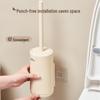 BDO Cream Wall-Mounted Toilet Brush Set