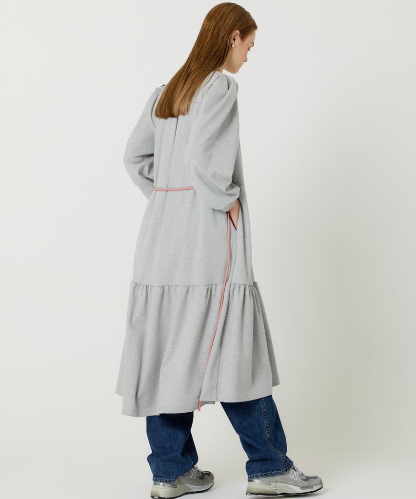 The Studio K Recycled Fabric Puff Dress (Gray)