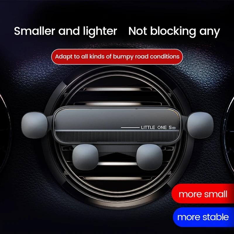 Universal Gravity Car Phone Holder Automotive GPS Navigation Stand Air Vent Mount Mobile Support For iPhone Huawei OPPO Realme