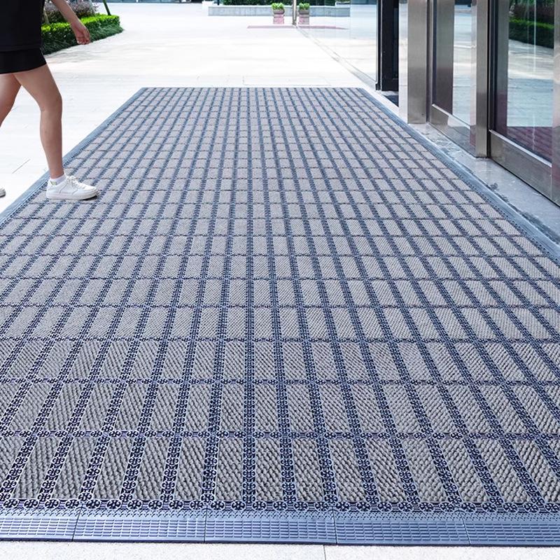 Waterproof Anti-Slip Entrance Doormat for Offices & Hotels - Dust Removal Carpet