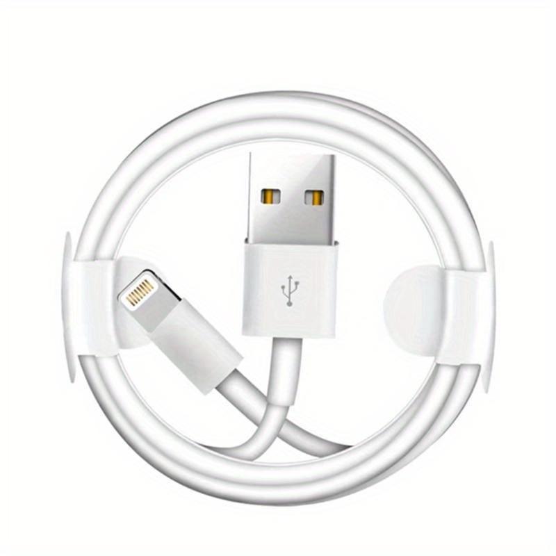 

5 Вт USB-кабель для передачи данных, подходит для iPhone 13/12/11/XR/8, кабель для зарядки телефонов Apple, 1 метр и 2 метра 2 m белый