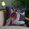 Anime H-Heaven Official'S B-Blessing Bl Pillow Case Anti-Dustmite Pillowcase Invisible Zipper Silky Short Plush Sofa Cushion Cov