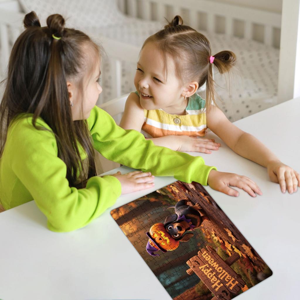 Cute Photos Of Halloween Puzzles, Puzzles, Family Education Games, Family Decoration Paintings.