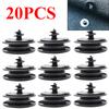 10Pcs Anti-Slip Car Mat Carpet Clips Plastic Black Car Mat Clips Holder Clamps Car Interior Accessories Car Floor Mat Retainers