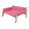 Elevated Cat Couch Wood Structure Stable Support Relaxing Strong Load Capacity Cat Sofa Bed for Home