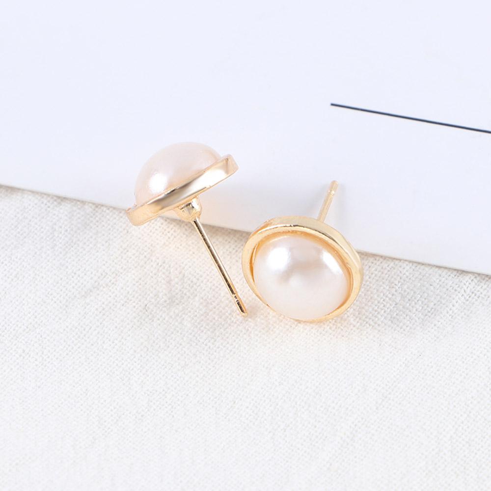 6 Pair/Lot Simulated Pearl Hollow Flower For Women Stud Earrings Accessories Jewelry Earring Sets