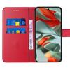 Coque + 2 Verres Trempés pour Google Pixel 9 Pro XL, Coque Portefeuille Antichoc Anti-Rayures Cuir PU Rouge