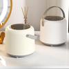 Modern Desktop Trash Can with Lid