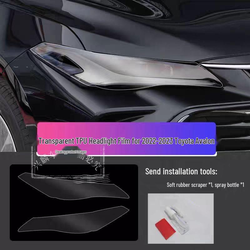 Toyota Front Headlight Protective Film for Asia Dragon, Camry, Highlander, RAV4, and Wildlander.