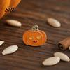 Wear-resistant Brooch Spooky Halloween Enamel Pin, Pumpkin Ghost Skull Haunted House Decorative Accessory for Sweaters Coats Bags Hats Pin