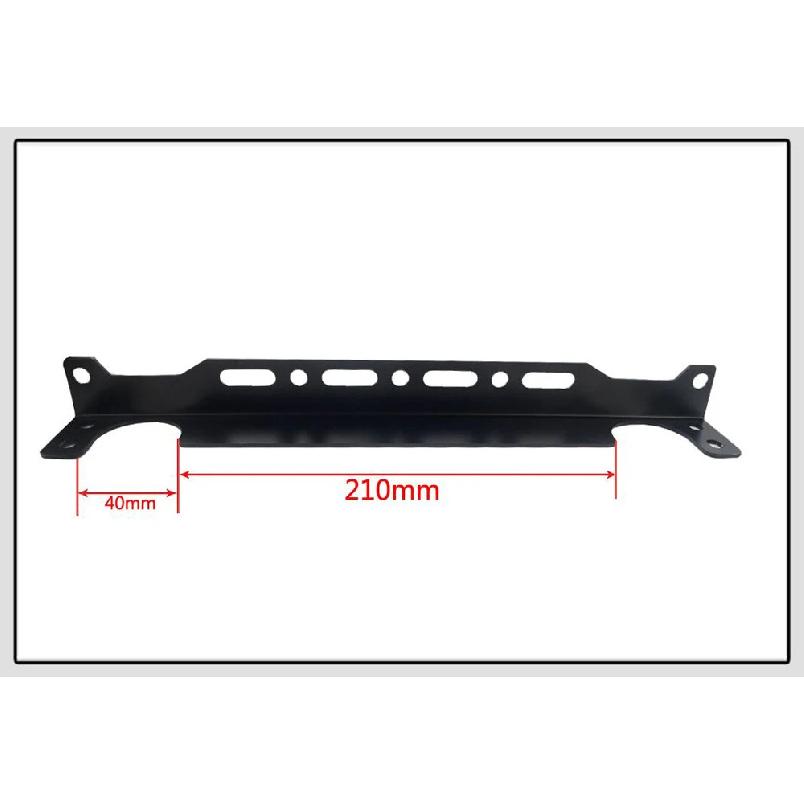 VR - New British Type Universal Engine Oil Cooler Mounting Bracket Kit 2mm Thickness Aluminum VR-OCB01