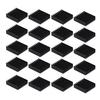 20pcs Heat Sinks Mini Black Aluminum Electronic Component Heatsinks for PC Chips IC Power Supplies