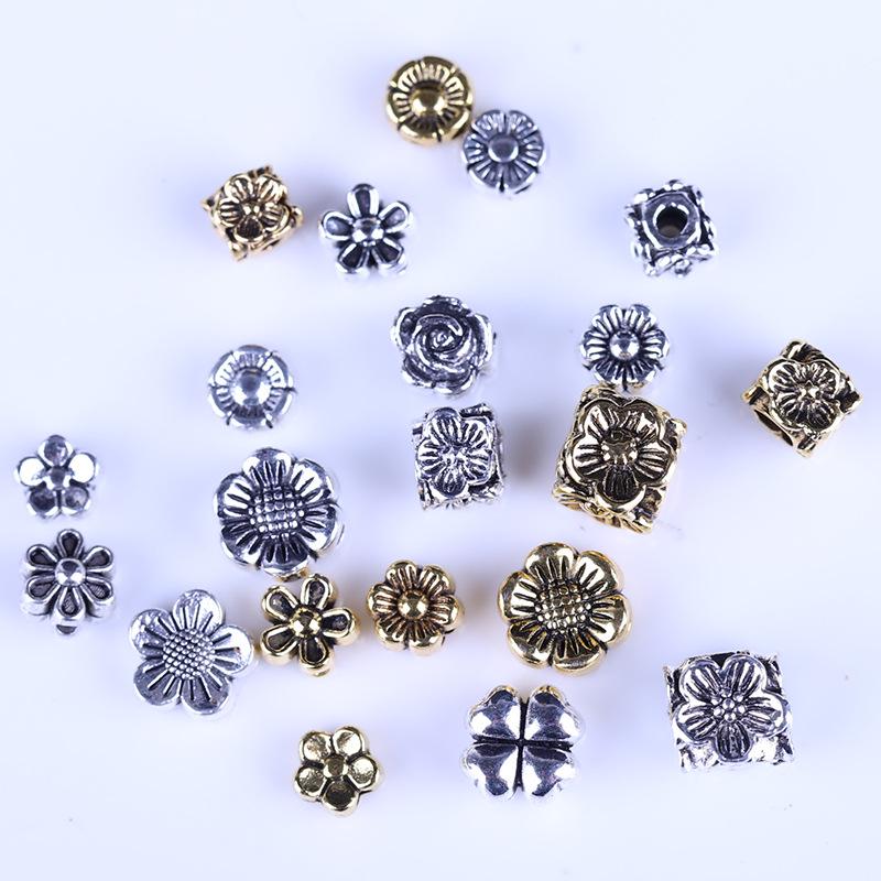 Θιβετιανό Ασήμι Χάντρες Λουλούδι: Αξεσουάρ για Κρεμαστά και Βραχιόλια DIY