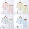Baby Summer Cotton Pajamas Set With Antibacterial Fabric For Newborns