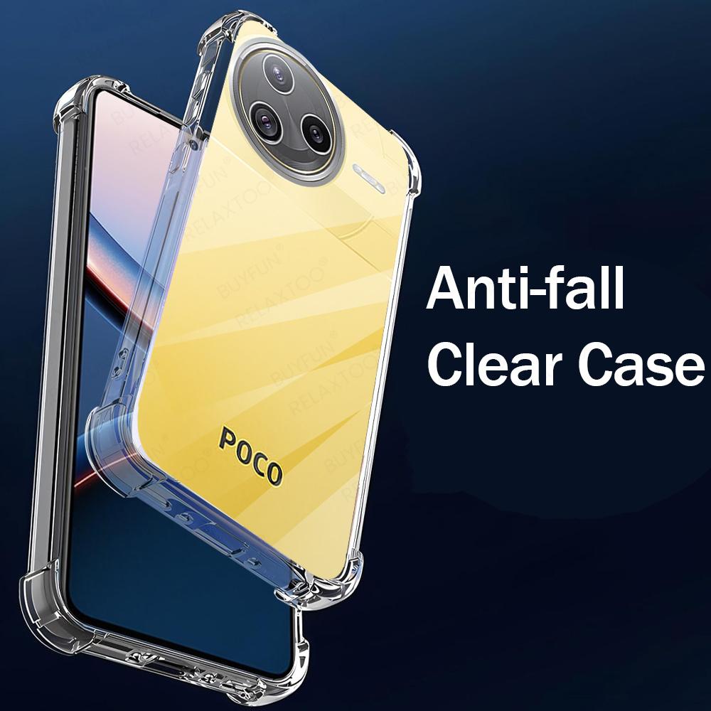 

Shockproof Soft Case For Xiaomi Poco F7 Ultra PocoF7 Pro F7Ultra F7Pro PocoF7Ultra PocoF7Proo 5G Clear Shell TPU Crystal Cover F7Ultra прозорий