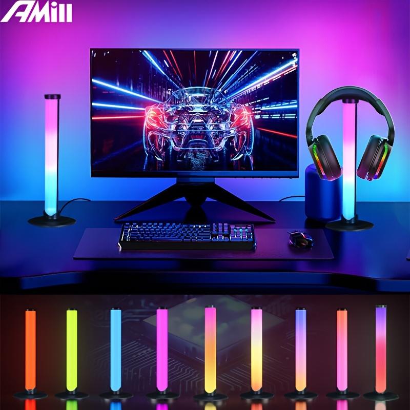 RGB Intelligent E-sports Atmosphere Light, Headphone Stand Office Desk Accessory, with 1 Headphone Stand, RGB Lighting Mode