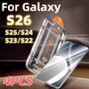 4-Pack HD Tempered Glass Screen Protector with 9H Hardness for Galaxy S26/S26 Plus/S26 Ultra/S25/S24/S23/S22 /S21Series