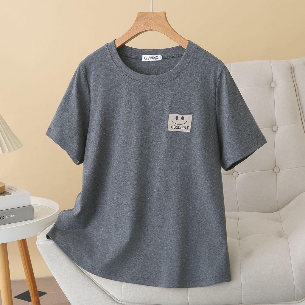 2026 Summer Plus Size Women's Casual Cotton Printed T-Shirt