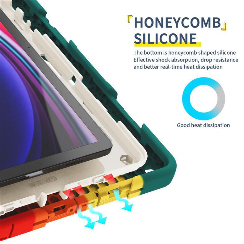 Samsung TAB A11+/A9 Plus Silicone Protective Case - Drop-Proof, Collision-Proof, Three-Proof.