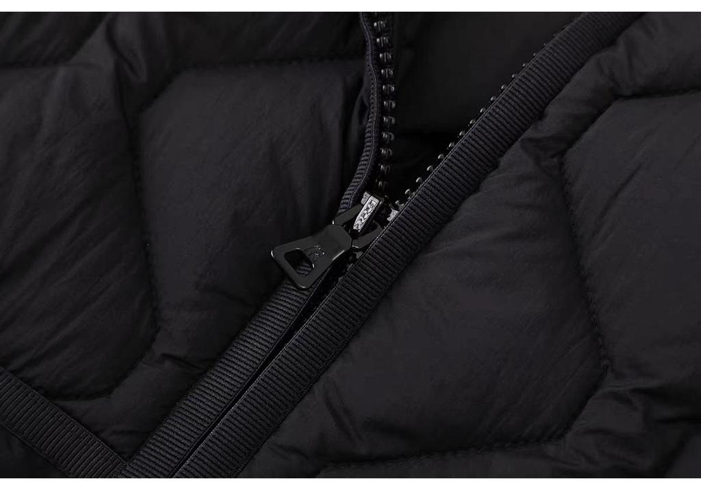 Autumn 2025 Elegant Stand Collar Women's Slimming Lightweight Down Jacket